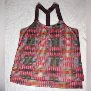 Prana Women’s Tonga Multicolor Geometric Tank Top Size Small
